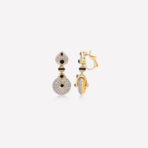 marinab.com, Baby Pneu Earrings with Pavé Diamonds