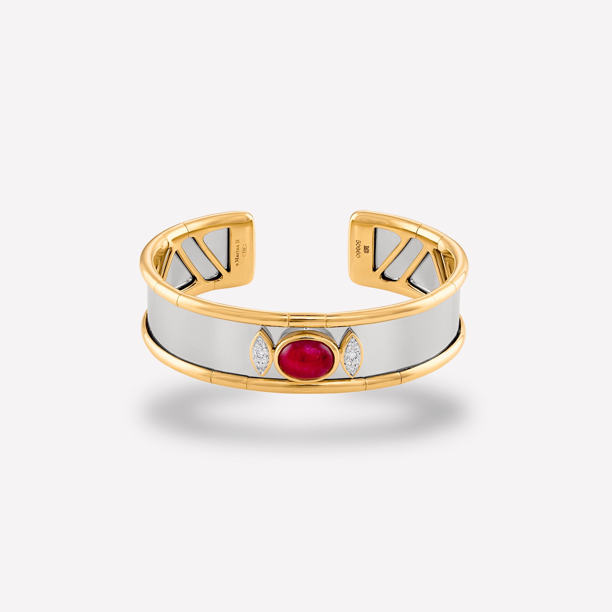 marinab.com, Simona Cabochon Ruby Bangle