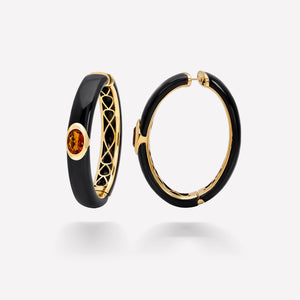 marinab.com, Lalli Orange Earrings