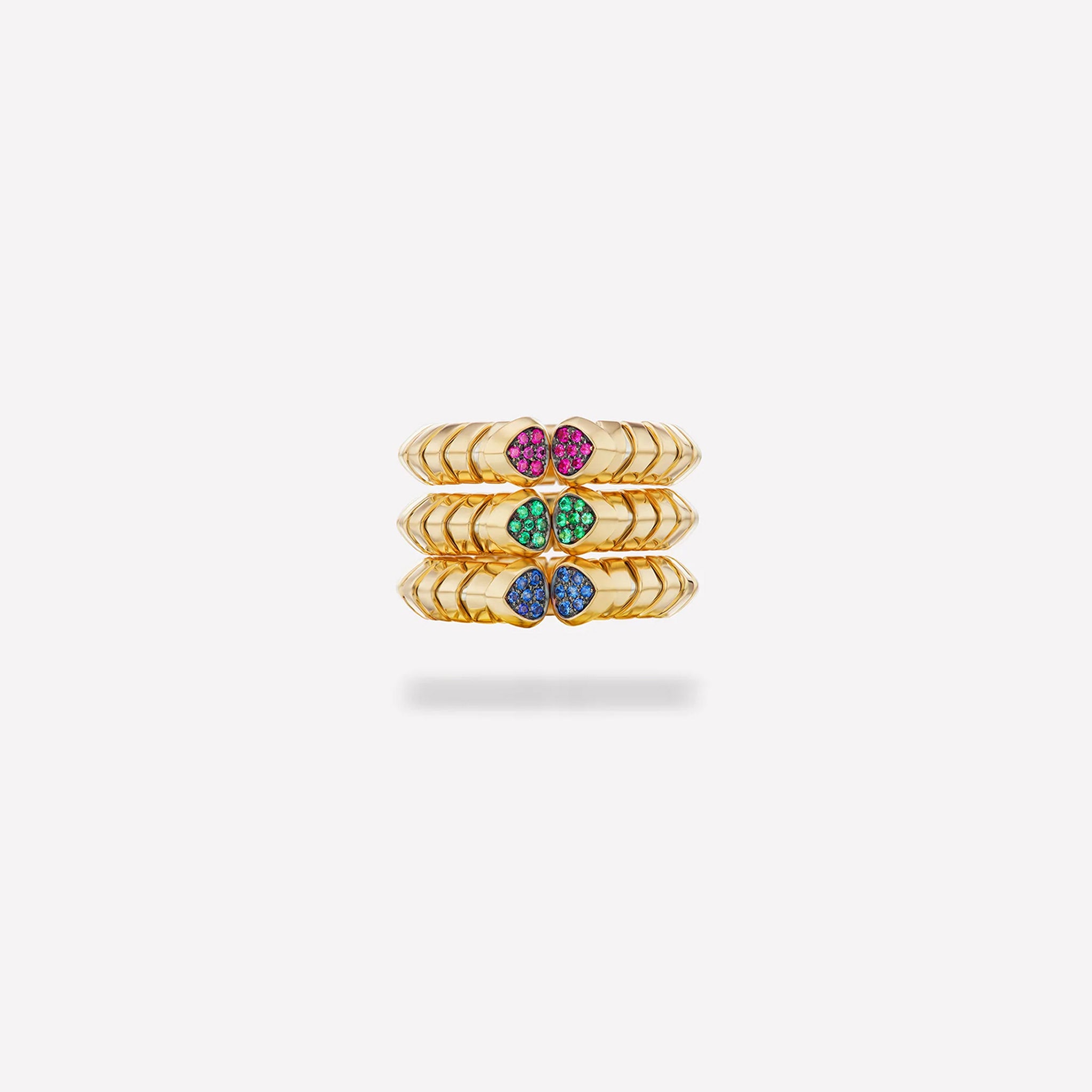 marinab.com, Trisolina Colored Pavé Ring