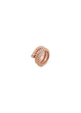 Trisolina Pavé Ring - Rose Gold