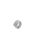 Trisolina Pavé Ring - White Gold