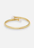 Lina Bypass Bracelet with Diamond and Pearl