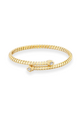 Lina Bypass Bracelet In Yellow Gold