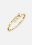 Lina Bypass Bracelet In Yellow Gold