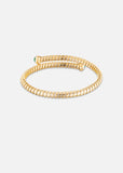 Trisolina Bypass Emerald Bangle