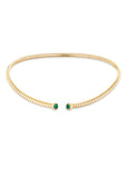 Trisolina Cabochon Emerald Collar