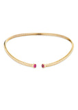 Trisolina Cabochon Rubies Collar