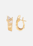 Triangolini Diamond Earrings
