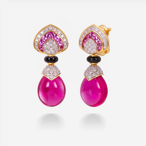 Flavia Pink Earrings