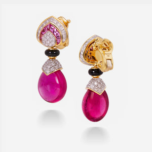 Flavia Pink Earrings