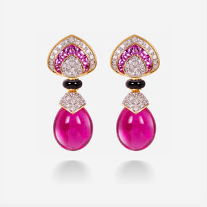 Flavia Pink Earrings