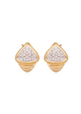 Trisola Diamond Huggie Earrings
