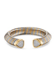 Trisola Gold & Titanium Open Bangle