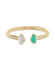 Trisolina Castagna Chrysoprase Bangle