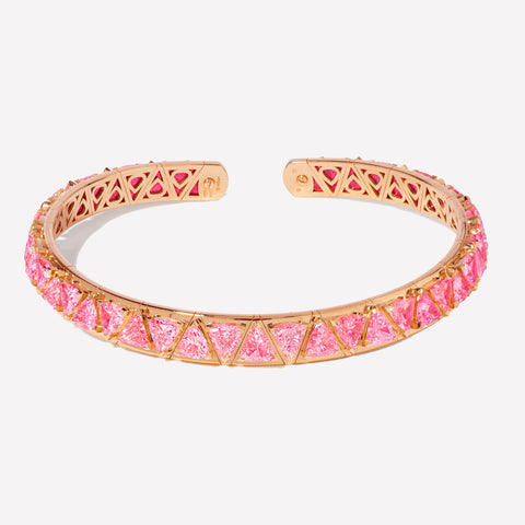 Pink Triangoli Collar
