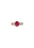 Ondine Rubellite Solitaire Ring
