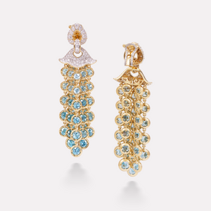 Pampilles Blue Zircon Earrings