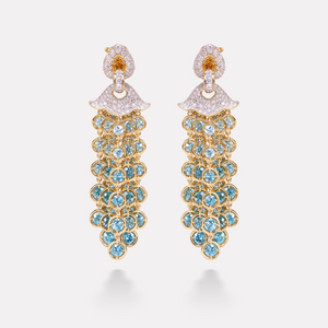 Pampilles Blue Zircon Earrings