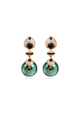 Pneu Earrings (Top) with Black Onyx & Diamond Pavé