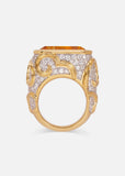 Onda Citrine Ring