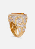 Onda Citrine Ring