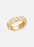 Triangolini Diamonds All Around Ring