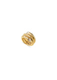 Trisolina Pavé Diamond Ring - Yellow Gold