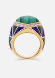 Silana Ring Malachite
