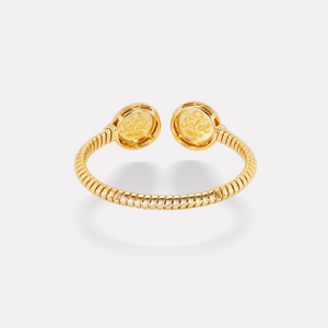 Soleil Gold Double Bangle