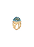 Tigella Ring with Aquamarine