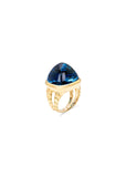 Tigella Ring with Blue Topaz