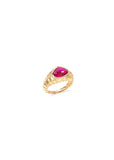Timo Cabochon Rubellite Ring