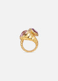Toi et Moi Ring - Amethyst