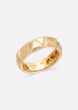 Triangolini Gold Ring