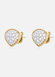 Trisola Diamond Stud Earrings