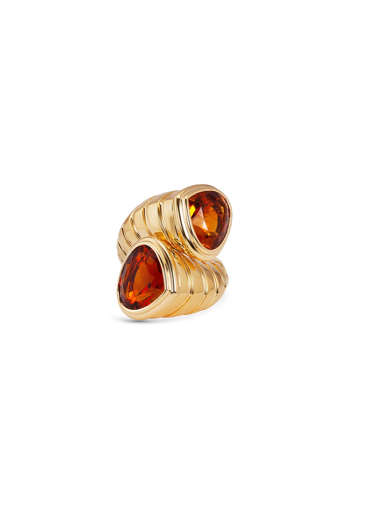 Marina B Rings – 18K Gold Statement Rings with Pavé Diamonds
