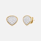 Trisola Diamond Stud Earrings