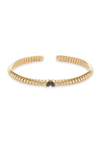 the Kiss  - Trisolina Black Diamond Diamond Pavé Bangle
