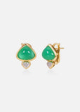 Trisolina Chrysoprase Earrings