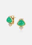 Trisolina Chrysoprase Earrings