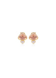 Trisolina Rose Quartz Earrings
