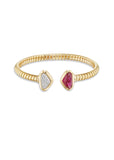 Trisolina Castagna Cabochon Rubellite Bangle