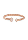Trisolina Small Castagna Bangle in Rose Gold