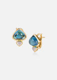 Trisolina Blue Topaz Earring