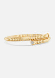 Trisolina Bypass Diamond Pavé Bangle