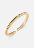 the Kiss - Trisolina Paraiba Tourmaline Bangle