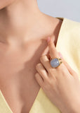 Tigella Chalcedony Ring