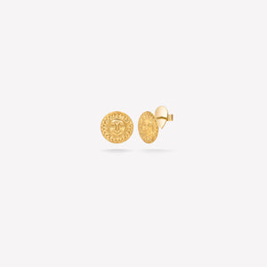 marinab.com, Soleil Small Gold Stud Earrings