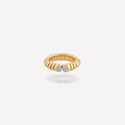 marinab.com, Trisolina Pav&eacute; Diamond Ring